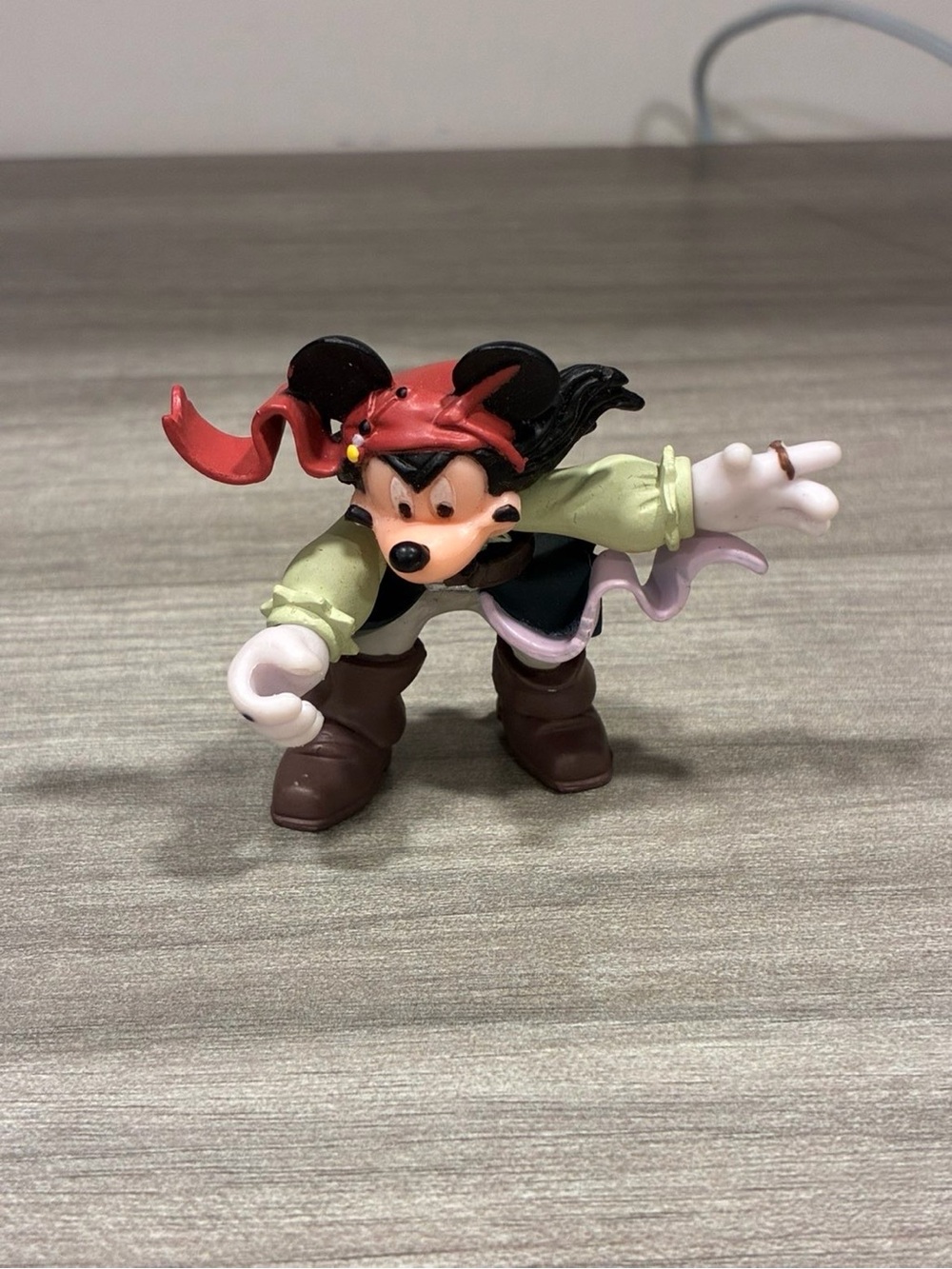 MICKEY MOUSE Jack Sparrow Pirates of the Caribbean Disney Toy Figure Loose
